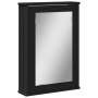 Black engineered wood bathroom mirror cabinet 42x12x60 cm by , Dressing tables - Ref: Foro24-842431, Price: 62,05 €, Discount: %