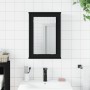 Armario con espejo de baño madera ingeniería negro 42x12x60 cm de , Tocadores - Ref: Foro24-842431, Precio: 62,05 €, Descuent...