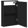 Armario con espejo de baño madera ingeniería negro 42x12x60 cm de , Tocadores - Ref: Foro24-842431, Precio: 62,05 €, Descuent...