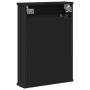 Armario con espejo de baño madera ingeniería negro 42x12x60 cm de , Tocadores - Ref: Foro24-842431, Precio: 62,05 €, Descuent...