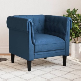 Chesterfield blue fabric armchair by , Sofas - Ref: Foro24-372544, Price: 184,99 €, Discount: %