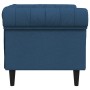 Sillón Chesterfield de tela azul de , Sofás - Ref: Foro24-372544, Precio: 187,99 €, Descuento: %