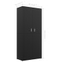 Black plywood shoe cabinet 80x39x178 cm by vidaXL, Shoe racks and shoe organizers - Ref: Foro24-802859, Price: 141,82 €, Disc...