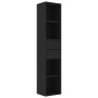 Estantería madera contrachapada negro 36x30x171 cm de vidaXL, Librerías y estanterías - Ref: Foro24-802868, Precio: 82,81 €, ...