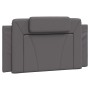 Estructura de cama con cabecero cuero sintético gris 100x200 cm de , Camas y somieres - Ref: Foro24-3208078, Precio: 149,41 €...