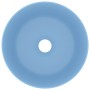 Luxury round sink in light blue matte ceramic 40x15 cm by , Sinks - Ref: Foro24-147011, Price: 74,55 €, Discount: %