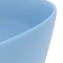 Luxury round sink in light blue matte ceramic 40x15 cm by , Sinks - Ref: Foro24-147011, Price: 74,55 €, Discount: %