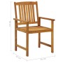 Garden chairs with cushions 2 units solid acacia wood by , Garden chairs - Ref: Foro24-3061183, Price: 150,46 €, Discount: %