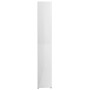 Armario baño madera contrachapada blanco brillo 30x30x183,5 cm de vidaXL, Muebles de baño - Ref: Foro24-802603, Precio: 89,79...