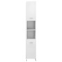 Glossy white plywood bathroom cabinet 30x30x183.5 cm by vidaXL, Bathroom furniture - Ref: Foro24-802603, Price: 84,54 €, Disc...