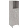 Armario de baño madera contrachapada gris hormigón 30x30x95 cm de vidaXL, Muebles de baño - Ref: Foro24-802592, Precio: 44,18...