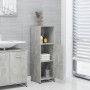 Armario de baño madera contrachapada gris hormigón 30x30x95 cm de vidaXL, Muebles de baño - Ref: Foro24-802592, Precio: 44,18...