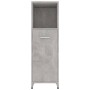 Armario de baño madera contrachapada gris hormigón 30x30x95 cm de vidaXL, Muebles de baño - Ref: Foro24-802592, Precio: 44,18...