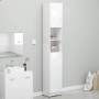 Armario baño madera contrachapada blanco brillo 32x25,5x190 cm de vidaXL, Muebles de baño - Ref: Foro24-802882, Precio: 88,94...