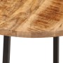 Mesa de centro hierro y madera maciza de mango 45x45x40 cm de , Mesas de centro - Ref: Foro24-371969, Precio: 45,74 €, Descue...