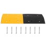 Speed bump 3 pcs yellow and black rubber 97x32.5x4 cm by , Road and traffic signs - Ref: Foro24-3157043, Price: 152,61 €, Dis...