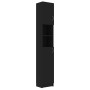 Armario de baño madera contrachapada negro 32x25,5x190 cm de vidaXL, Muebles de baño - Ref: Foro24-802877, Precio: 70,28 €, D...