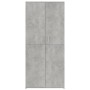 Betongrauer Schuhschrank aus Sperrholz, 80 x 39 x 178 cm von vidaXL, Schuhregale und Schuhorganisatoren - Ref: Foro24-802862,...