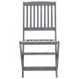 Folding garden chairs 4 pcs cushions solid acacia wood by , Garden chairs - Ref: Foro24-3064574, Price: 205,97 €, Discount: %