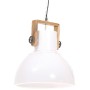 Lámpara colgante industrial 25 W blanca redonda 40 cm E27 de vidaXL, Lámparas - Ref: Foro24-320538, Precio: 73,92 €, Descuent...