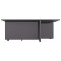 Mesa de centro de aglomerado gris brillante 79,5x79,5x30 cm de vidaXL, Mesas de centro - Ref: Foro24-802911, Precio: 43,08 €,...