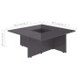 Mesa de centro de aglomerado gris brillante 79,5x79,5x30 cm de vidaXL, Mesas de centro - Ref: Foro24-802911, Precio: 43,08 €,...