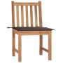 Garden chairs 2 units solid teak wood with cushions by , Garden chairs - Ref: Foro24-3062924, Price: 216,48 €, Discount: %