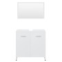 White plywood bathroom furniture set by vidaXL, Bathroom furniture - Ref: Foro24-802579, Price: 66,27 €, Discount: %