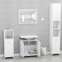 White plywood bathroom furniture set by vidaXL, Bathroom furniture - Ref: Foro24-802579, Price: 66,27 €, Discount: %