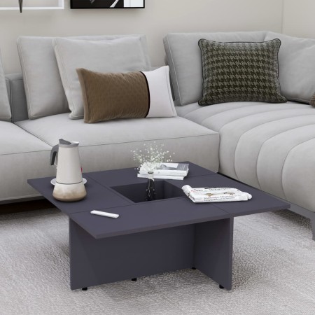 Gray plywood coffee table 79.5x79.5x30 cm by vidaXL, Coffee table - Ref: Foro24-802905, Price: 43,99 €, Discount: %