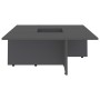 Gray plywood coffee table 79.5x79.5x30 cm by vidaXL, Coffee table - Ref: Foro24-802905, Price: 43,99 €, Discount: %