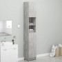 Armario de baño contrachapada gris hormigón 32x25,5x190 cm de vidaXL, Muebles de baño - Ref: Foro24-802880, Precio: 74,90 €, ...