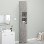 Armario de baño contrachapada gris hormigón 32x25,5x190 cm de vidaXL, Muebles de baño - Ref: Foro24-802880, Precio: 67,32 €, ...