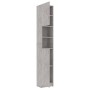 Armario de baño contrachapada gris hormigón 32x25,5x190 cm de vidaXL, Muebles de baño - Ref: Foro24-802880, Precio: 67,32 €, ...