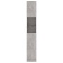 Concrete gray plywood bathroom cabinet 32x25.5x190 cm by vidaXL, Bathroom furniture - Ref: Foro24-802880, Price: 67,32 €, Dis...