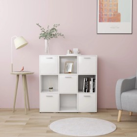 White plywood bookcase shelf 90x30x90 cm by vidaXL, Bookcases and shelves - Ref: Foro24-802930, Price: 91,99 €, Discount: %