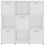 Estantería librería madera contrachapada blanco 90x30x90 cm de vidaXL, Librerías y estanterías - Ref: Foro24-802930, Precio: ...