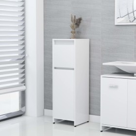 Badezimmerschrank aus weißem Sperrholz, 30 x 30 x 95 cm von vidaXL, Badezimmermöbel - Ref: Foro24-802660, Preis: 53,41 €, Rab...