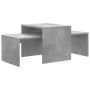 Mesa de centro madera contrachapada gris hormigón 100x48x40 cm de vidaXL, Mesas de centro - Ref: Foro24-802916, Precio: 45,76...