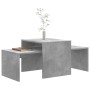 Mesa de centro madera contrachapada gris hormigón 100x48x40 cm de vidaXL, Mesas de centro - Ref: Foro24-802916, Precio: 45,76...