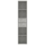 Plywood gray concrete shelf 36x30x171 cm by vidaXL, Bookcases and shelves - Ref: Foro24-802871, Price: 76,51 €, Discount: %