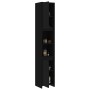 Armario de baño de madera contrachapada negro 30x30x183,5 cm de vidaXL, Muebles de baño - Ref: Foro24-802670, Precio: 70,82 €...