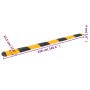 Yellow and black rubber speed bump 420x32.5x4 cm by , Road and traffic signs - Ref: Foro24-3157048, Price: 216,37 €, Discount: %