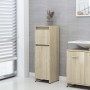 Armario de baño madera contrachapada color roble 30x30x95 cm de vidaXL, Muebles de baño - Ref: Foro24-802663, Precio: 60,51 €...