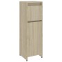 Armario de baño madera contrachapada color roble 30x30x95 cm de vidaXL, Muebles de baño - Ref: Foro24-802663, Precio: 60,51 €...