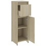 Armario de baño madera contrachapada color roble 30x30x95 cm de vidaXL, Muebles de baño - Ref: Foro24-802663, Precio: 60,51 €...