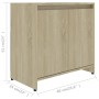 Armario de baño madera contrachapada color roble 60x33x61 cm de vidaXL, Muebles de baño - Ref: Foro24-802645, Precio: 39,47 €...