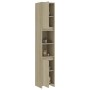 Plywood bathroom cabinet in oak color, 30x30x183.5 cm by vidaXL, Bathroom furniture - Ref: Foro24-802672, Price: 84,12 €, Dis...