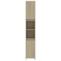 Plywood bathroom cabinet in oak color, 30x30x183.5 cm by vidaXL, Bathroom furniture - Ref: Foro24-802672, Price: 84,12 €, Dis...