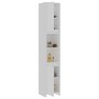 Armario de baño madera contrachapada blanco 30x30x183,5 cm de vidaXL, Muebles de baño - Ref: Foro24-802669, Precio: 73,86 €, ...